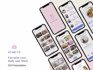 iOS Presentation - Pump Up App on Behance