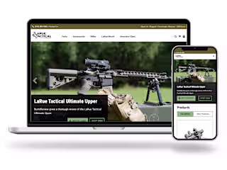 LaRue Tactical Website Design