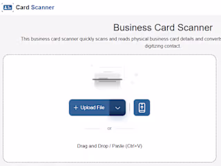 Business Card Scanner - OCR Card Organizer & Reader Online