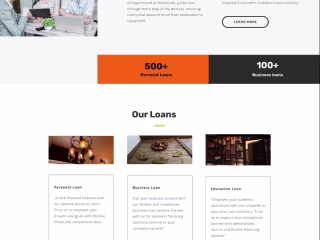 Website for Loan Company