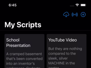 Simple Teleprompter