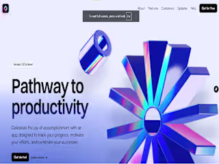 Pathway to productivity