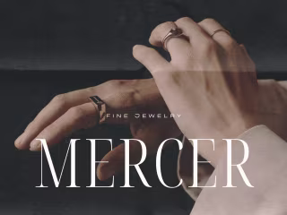 Branding & Creative Direction for Mercer: Boutique Jewelry Brand