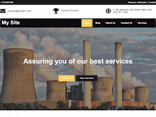 Factory or Industries company website