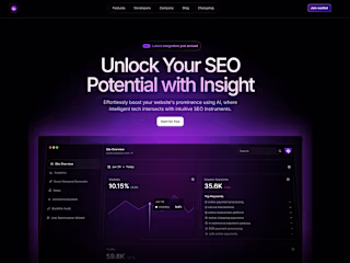 InsightEdge Landing Page