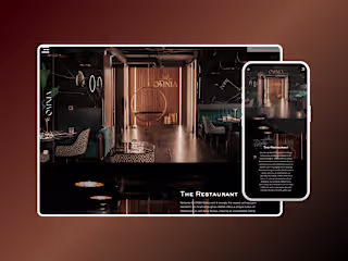 Omnia Lounge - WIX Studio Website