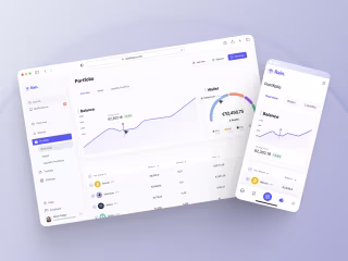 Streamlining Interface with UX/UI Design - Rain Finance 
