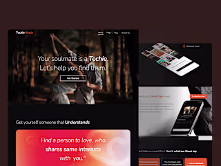 TechiesMatch Landing Page Variant