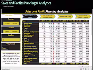 Sales and Profit Planning Analytics
