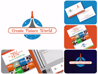 Logo, Branding, Brochure Banner Designs For Create Future World 