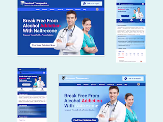 Landing Page for a pharmaceutical company