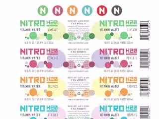 Nitro H2O Water Package Design