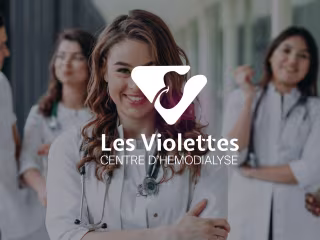 Les Violettes - Medical Logo Design & Brand Identity
