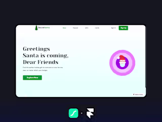 LottieFiles x Framer - Santa's Surprise