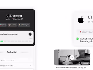 Stride Mobile App (UX Design, Accessibility, Careers)