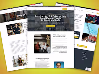 Responsive Business Website for Cyber Security Compan