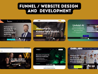 Web design, Sales funnel, Landing pages
