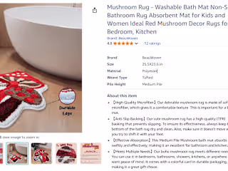Product Images for an Amazon Store (Mushroom Rug)🍄