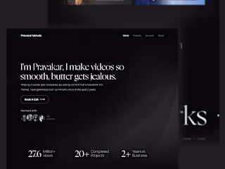 Portfolio Website Design for Pravakar Mahato