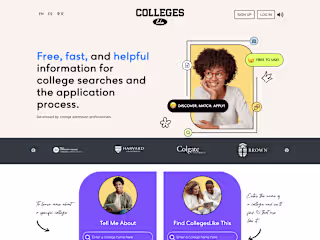 Welcome to CollegesLike Homepage