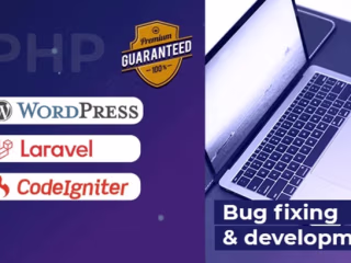 I will fix or develop any php,codeigniter,laravel,wordpress web…