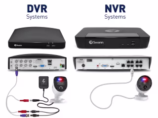 The working of DVR and NVR Security system 