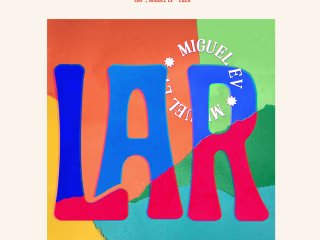EP cover and Spotify Canvas - Lar // Miguel Ev
