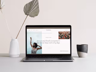 Thera Template – Elegant Squarespace Design 