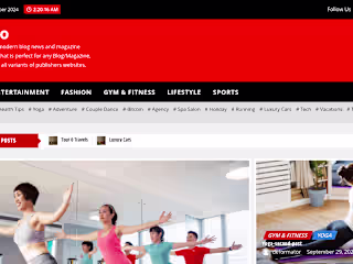 Wordpress news site