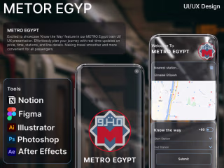 METRO EGYPT UI/UX Design 