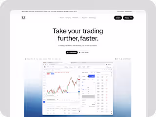 Framer Website for a financial service