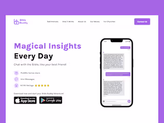 Bible Buddy | Website Revamp + Framer Development