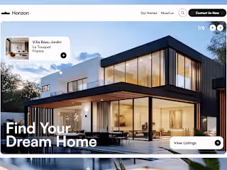 Real estate web design & Framer dev
