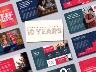 A Decade Of Impact — Presentation/Pitch Deck Design