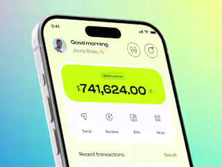 Fintech App Concept Design