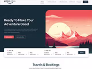 Adventure Landing Page