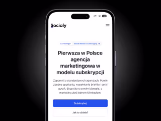 Design and implementation of the Socialy website