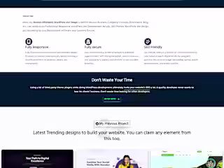 Modern WordPress Website Design
