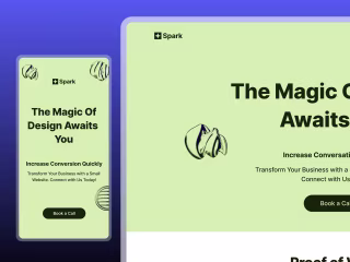 Framer Website for Spark