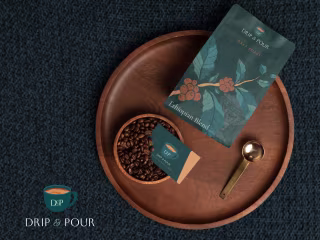 Drip & Pour: Coffee Shop Brand Identity