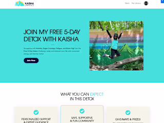 5 Day Sugar Detox Presale Landing Page font added