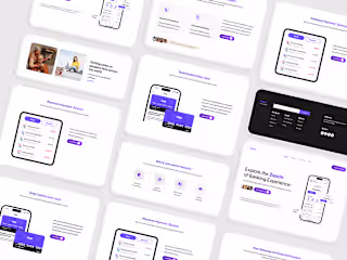 Fintech landing page 