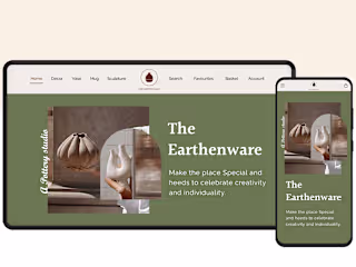 Earthenware-Ceramic E-Commerce | Responsive website :: Behance