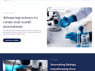 Lorven Biologics Website Design & Development