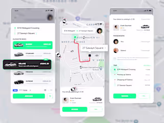 Taxi App UI 