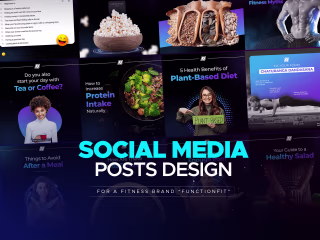 Fitness Social Media Designs
