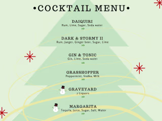 Cocktail Menu