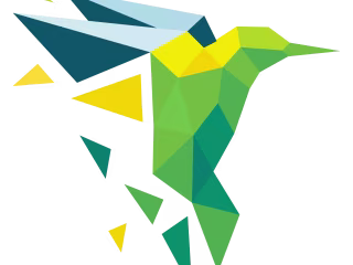 Fluttering Brilliance: Logo and Branding Design with Hummingbird