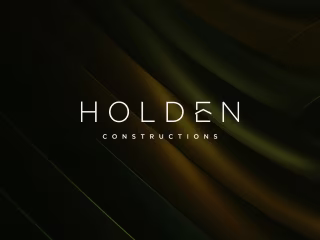 Holden Constructions Logo and Brand Identity Design