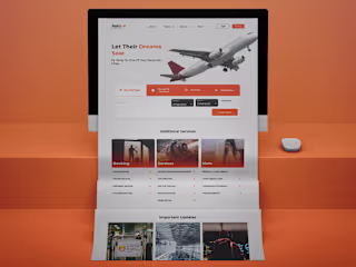 Aero Contractors – Airline Website Design on Figma